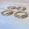 set of 4 napkin rings
